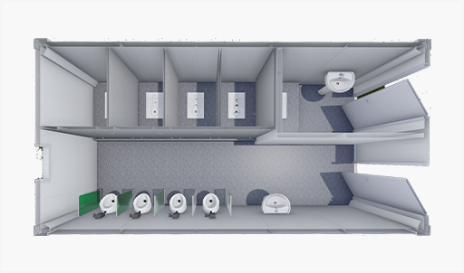 Baños para hombres y mujeres