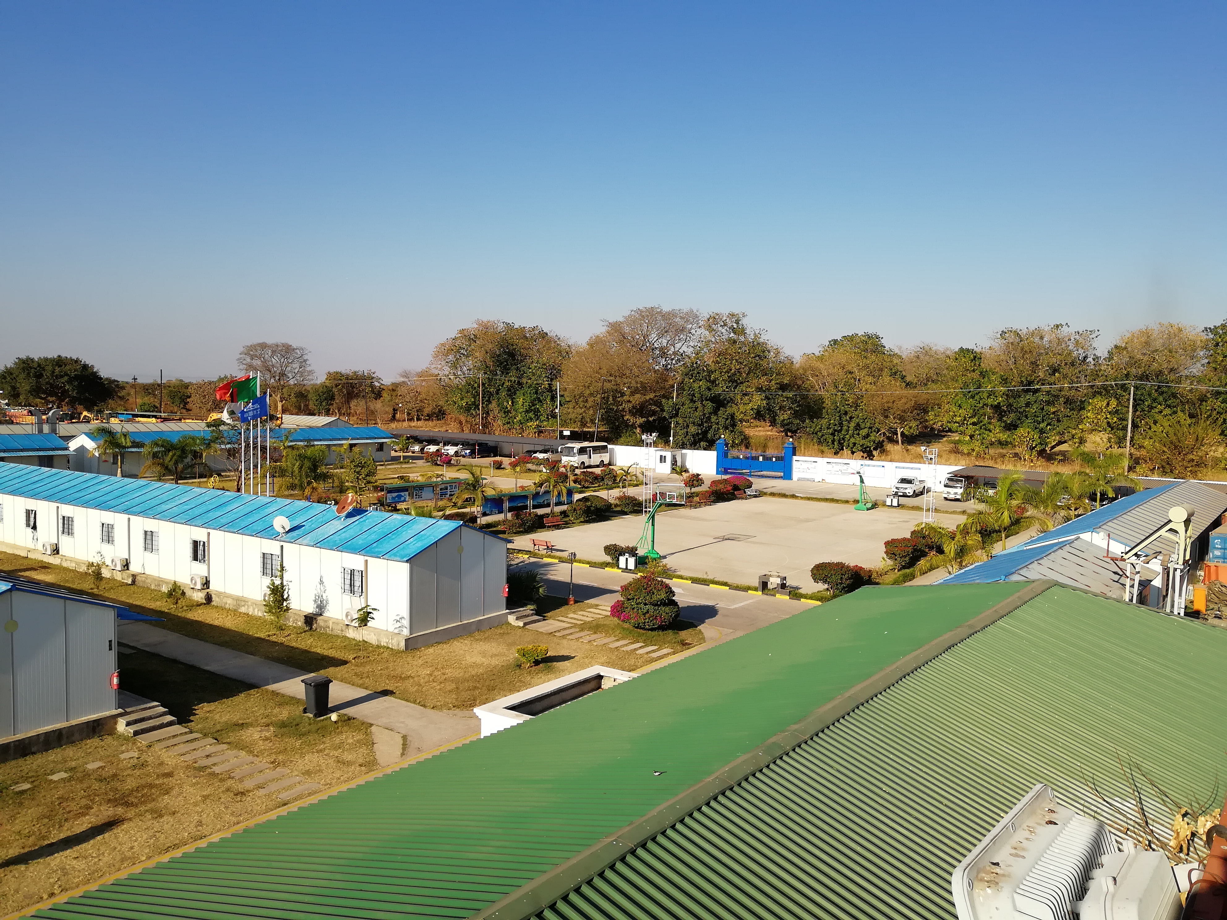 Chengdong Modular House Zambia Kenneth Kaunda International Airport Camp Project