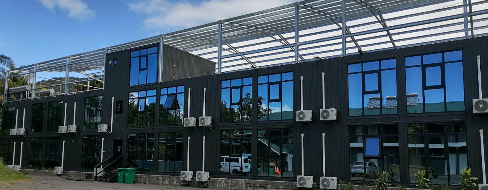 Proyecto de apartamento de caja modular en Samoa