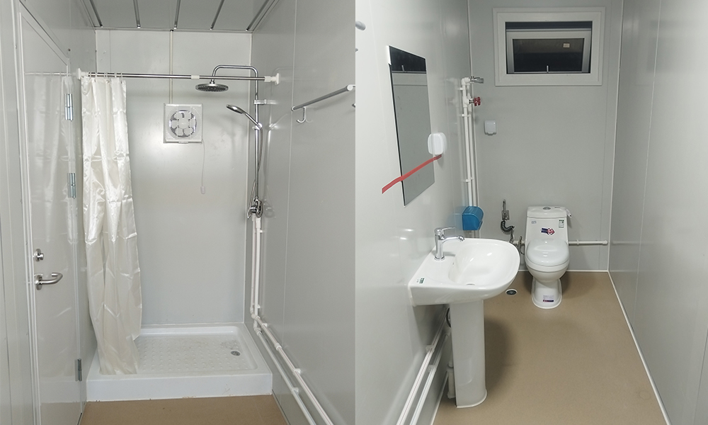 Indian Larsen & Toubro Solar Photovoltaic Site Office and Worker Accommodation Camp Project