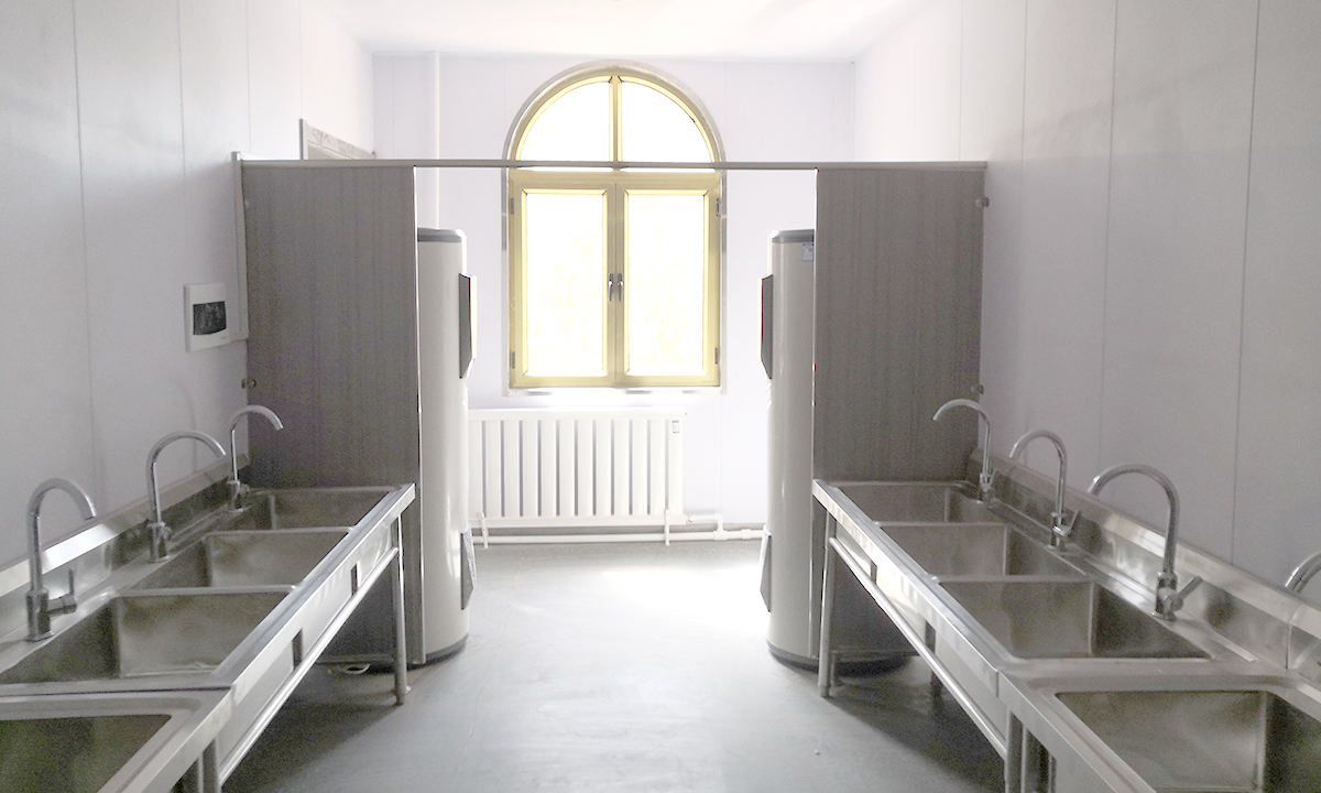 Proyecto de estación de bomberos del módulo de acero ligero de Xinjiang Kashgar