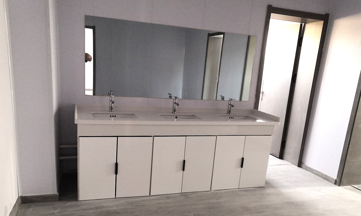 Proyecto de estación de bomberos del módulo de acero ligero de Xinjiang Kashgar