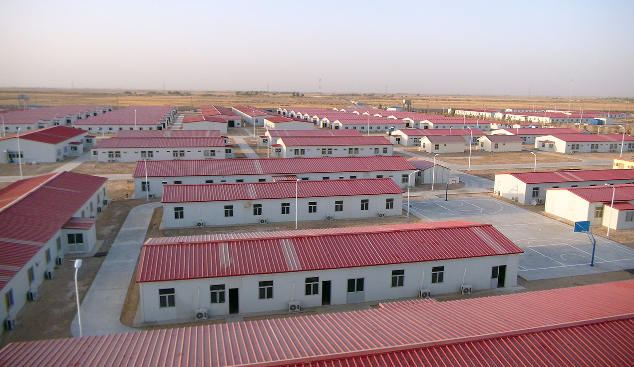 Maquinaria de Irak China Proyecto de campamento de central eléctrica Sahara Ding