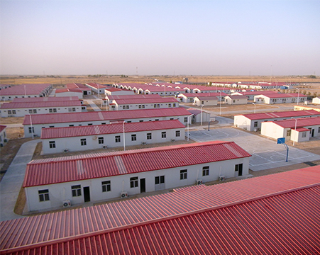 Maquinaria de Irak China Proyecto de campamento de central eléctrica Sahara Ding