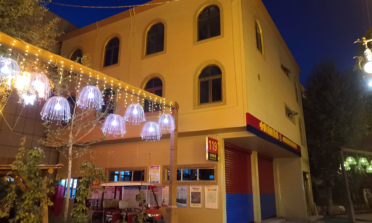 Proyecto de estación de bomberos del módulo de acero ligero de Xinjiang Kashgar