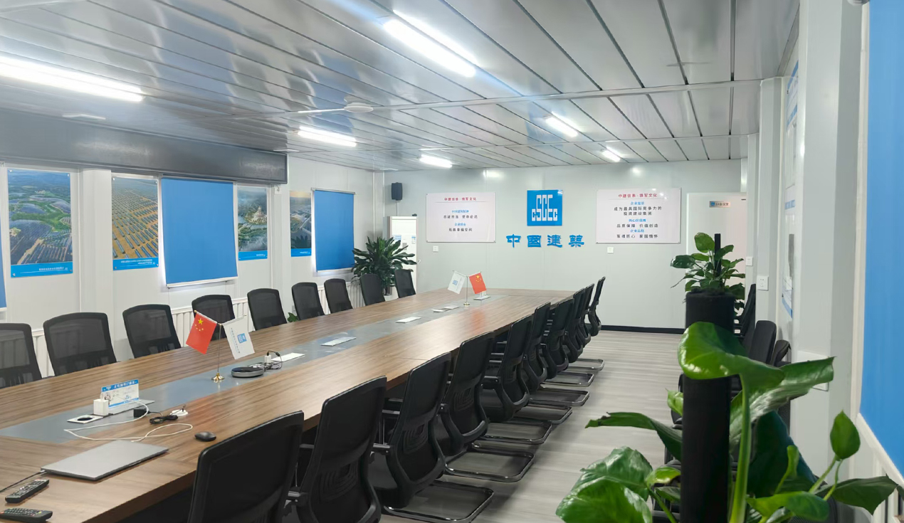 Ciudad de Xinjiang Hami Construcción Central de Santanghu Octava Oficina Proyecto de campamento de estación de energía eólica