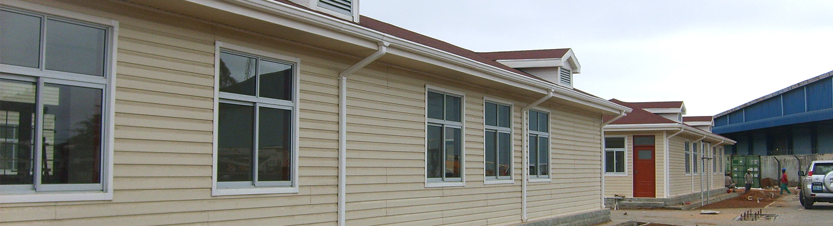 Proyecto de villa de acero ligero del puente de carretera de China en Mozambique