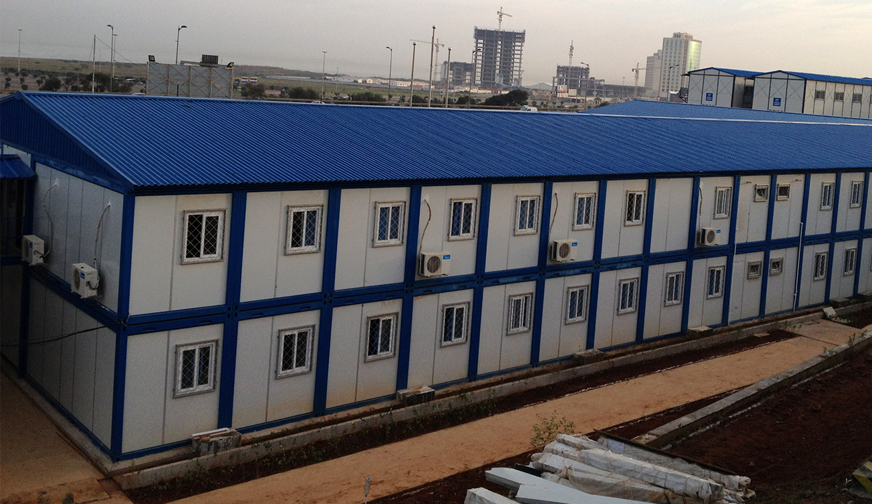 Argelia China Construcción Tercera Oficina Gran Mezquita de Jiama Proyecto de Casa de Caja Modular