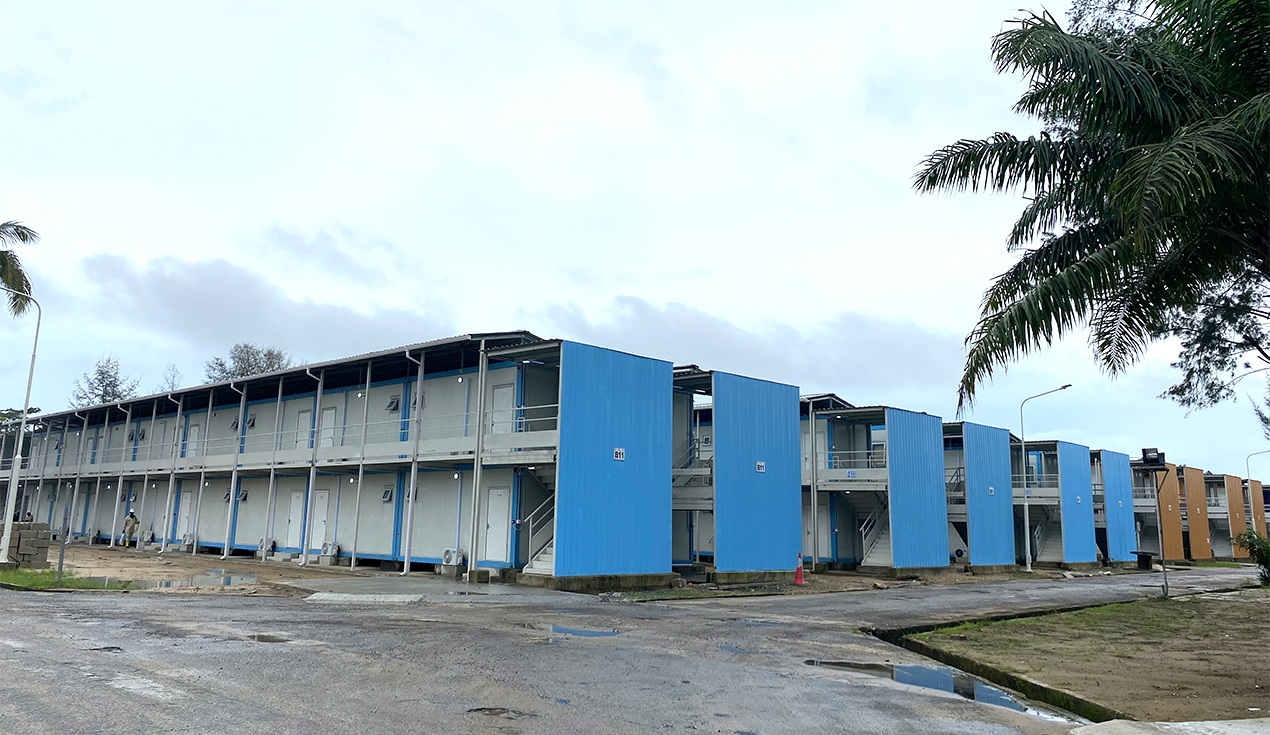 Campamento del Proyecto de Gas Simbiano en Nigeria