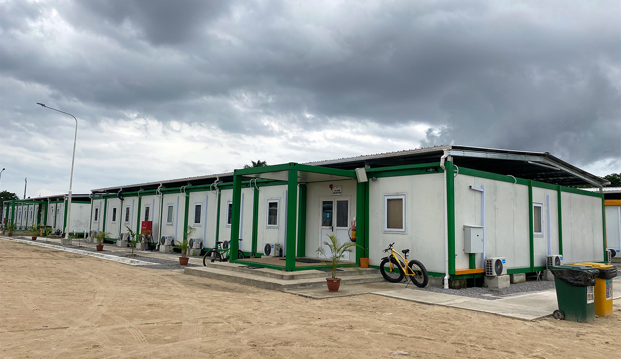 Campamento del Proyecto de Gas Simbiano en Nigeria