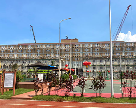 Proyecto de construcción de dormitorios de la fábrica Greenmeiqing Meibang en Indonesia