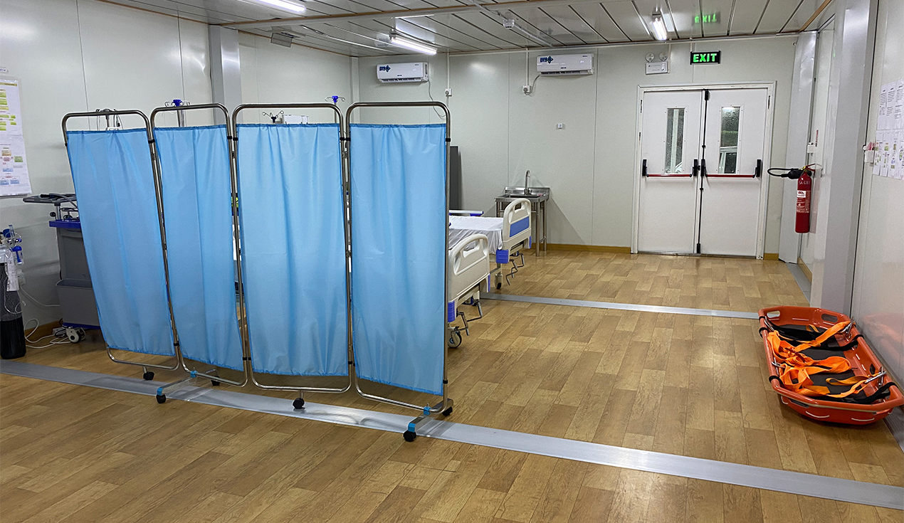 Campamento del Proyecto de Gas Simbiano en Nigeria