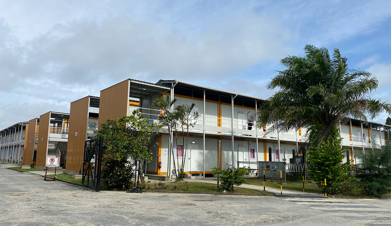 Campamento del Proyecto de Gas Simbiano en Nigeria