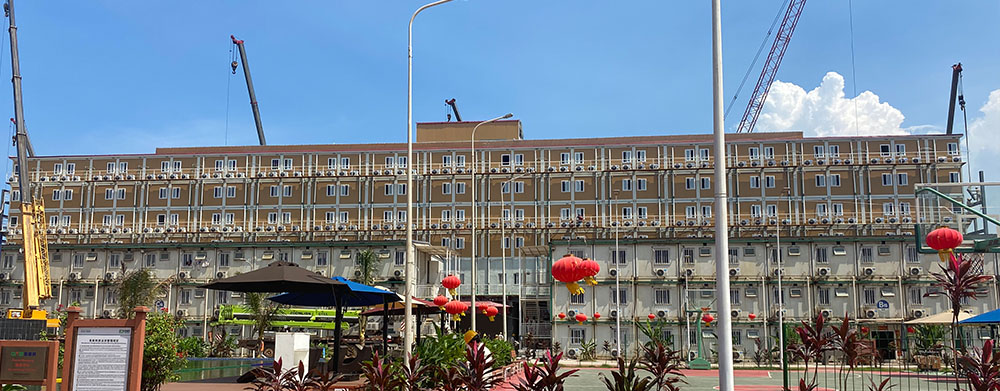 Proyecto de construcción de dormitorios de la fábrica Greenmeiqing Meibang en Indonesia